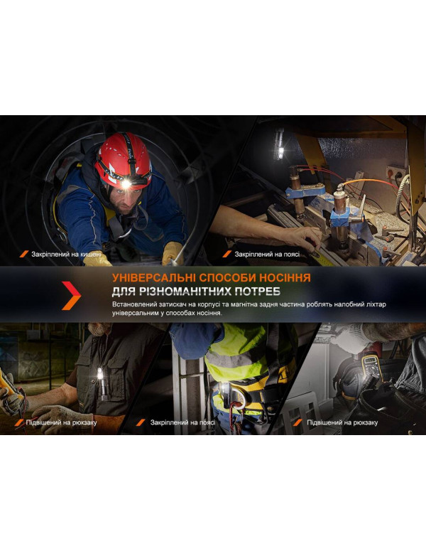 Ліхтар налобний Fenix HM71R