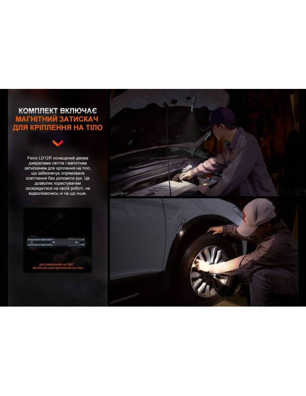 Ліхтар ручний Fenix LD12R