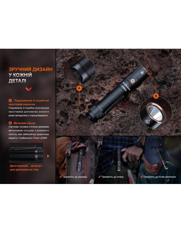 Ліхтар ручний Fenix LD30R