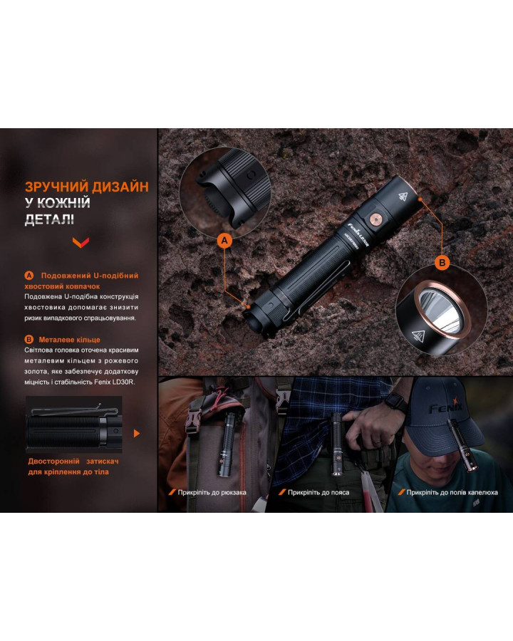 Ліхтар ручний Fenix LD30R
