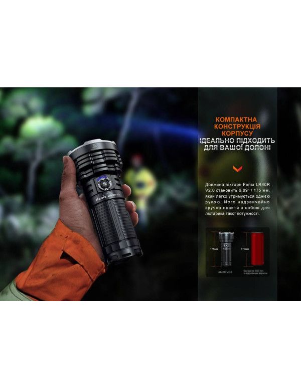 Ліхтар ручний Fenix LR40R V2.0