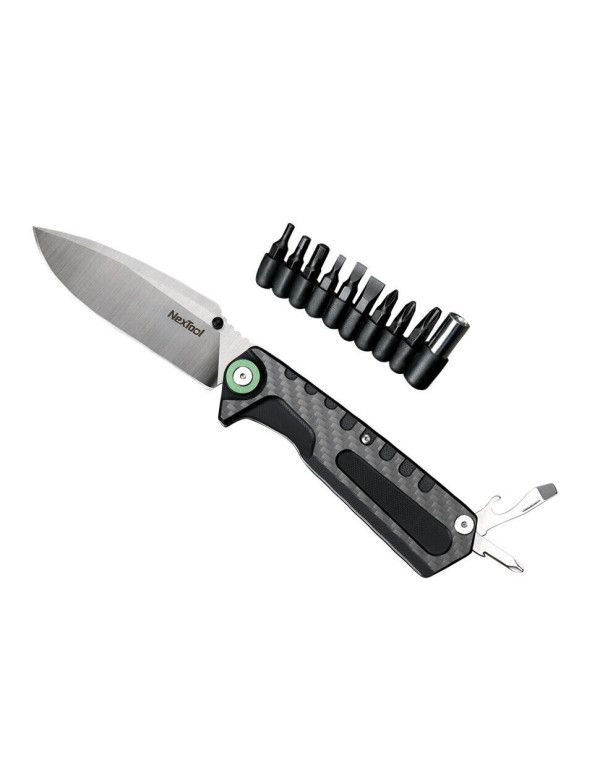 Багатофункціональний ніж Xiaomi NexTool 3 в 1 NE20021 Black (6945064210863)