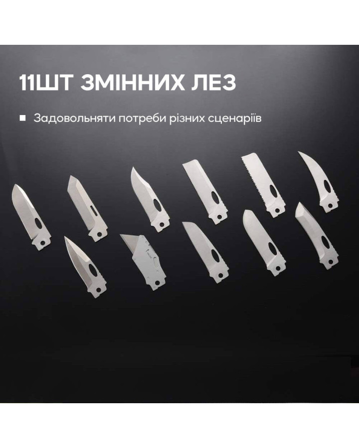 Набір змінних клинків Roxon (BA04; BA10; BA11) 3in1 для S501U, S502U, S802
