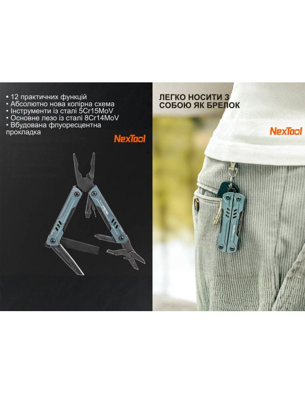 Мультитул NexTool Mini Sailor S11 Pro NE20382A