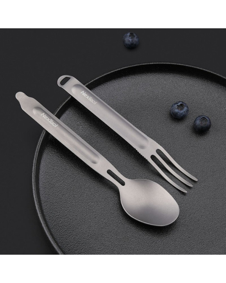 Столовий прибор NexTool Outdoor Spoon Fork KT5525