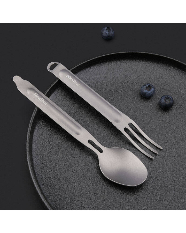 Столовий прилад NexTool Outdoor Spoon Fork NE0124
