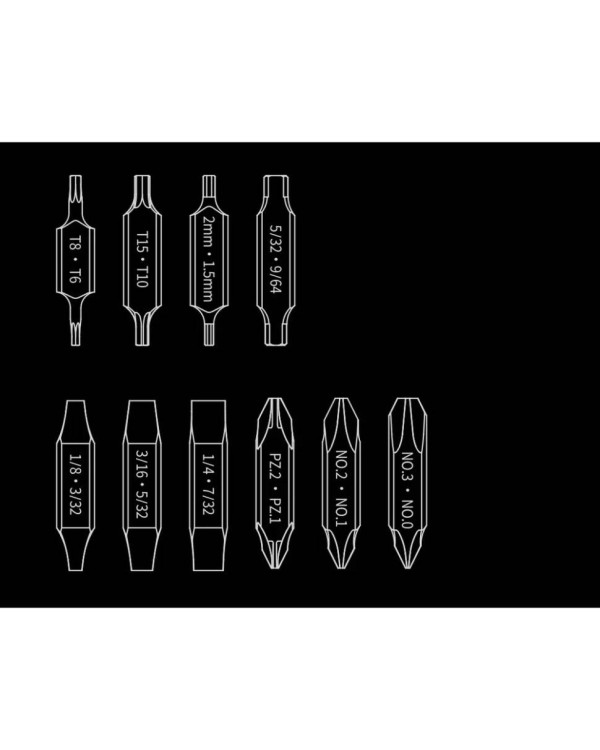 Набір біт для NexTool Flagship Captain та Pocket tool