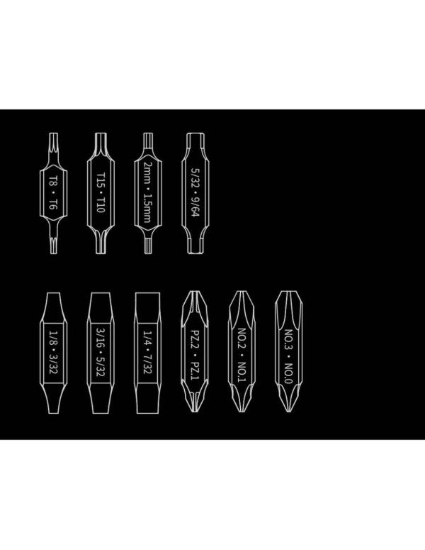 Набір біт для NexTool Flagship Captain та Pocket tool
