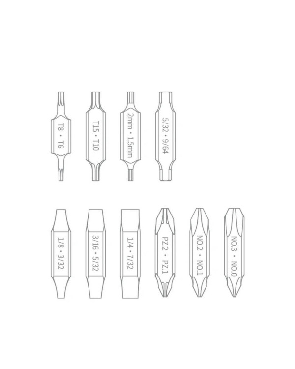 Набір біт для NexTool Flagship Captain та Pocket tool