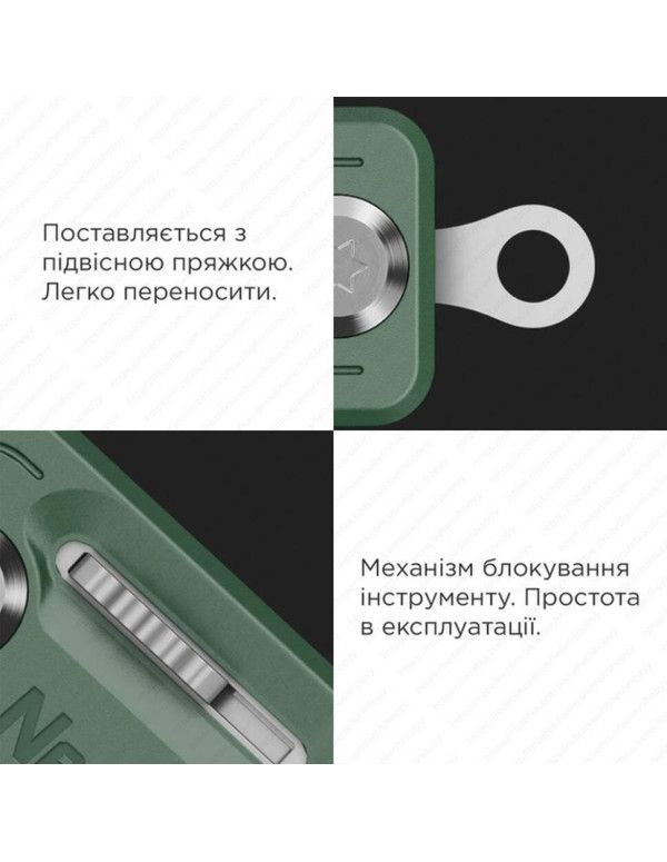 Мультитул NexTool Multi Functional Knife, зелений