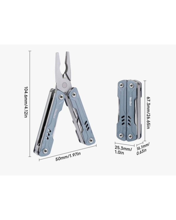 Мультитул NexTool Mini Sailor Pliers S11 блакитний