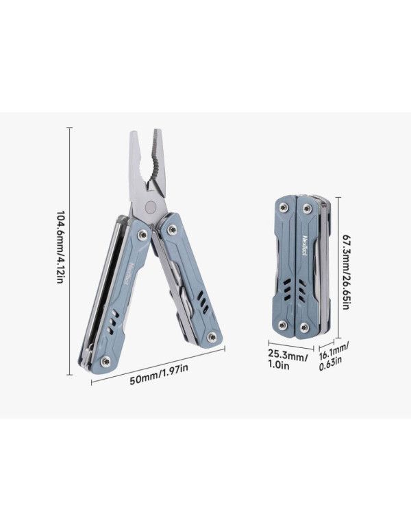 Мультитул NexTool Mini Sailor Pliers S11 блакитний