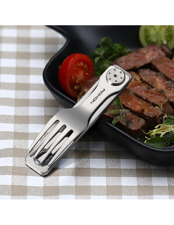 Набір столових приладів Roxon C3 2в1 (ніж, виделка), нержавіюча сталь, магнітне з'єднання