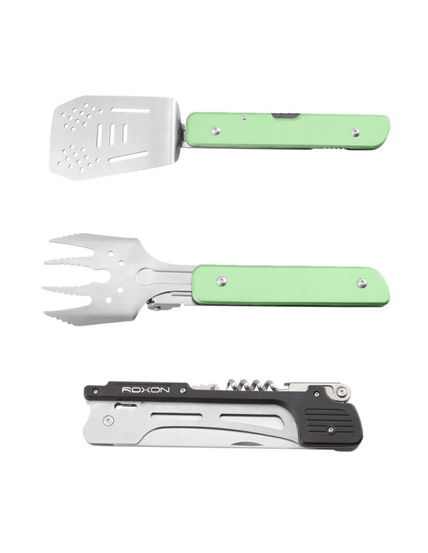 Мультитул для барбекю Roxon S601, зелений
