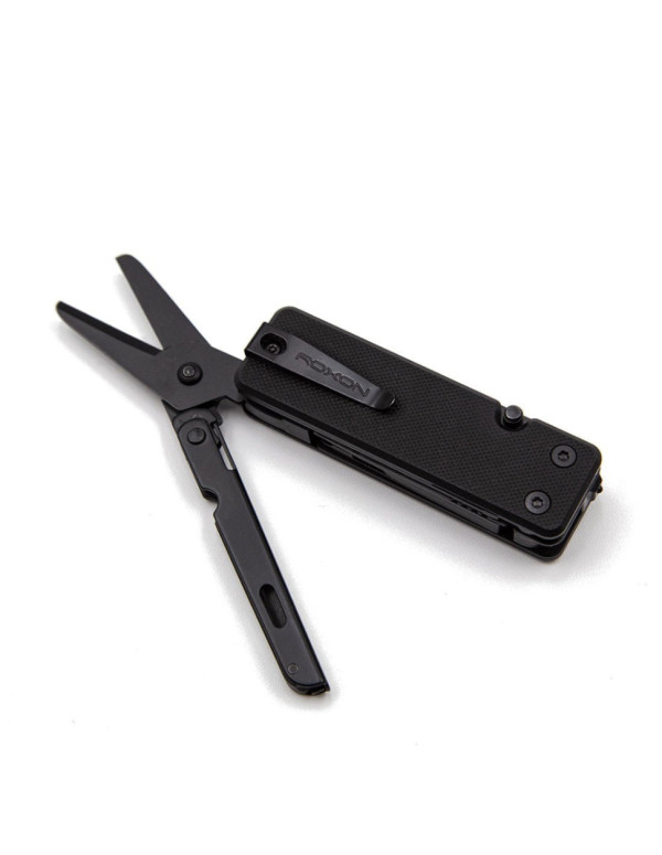 Міні мультитул Roxon KS2E Noir, чорне лезо, чорний