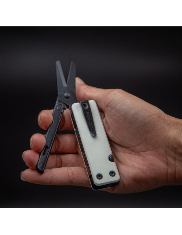 Міні мультитул Roxon KS2E Noir, чорне лезо, білий