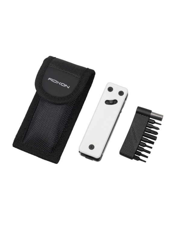 Міні мультитул Roxon KS2E Noir, чорне лезо, білий