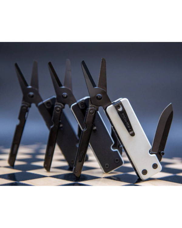 Міні мультитул Roxon KS2E Noir, чорне лезо, білий