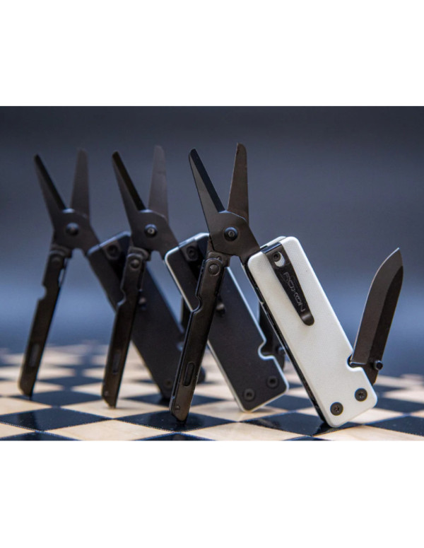 Міні мультитул Roxon KS2E Noir, чорне лезо, білий