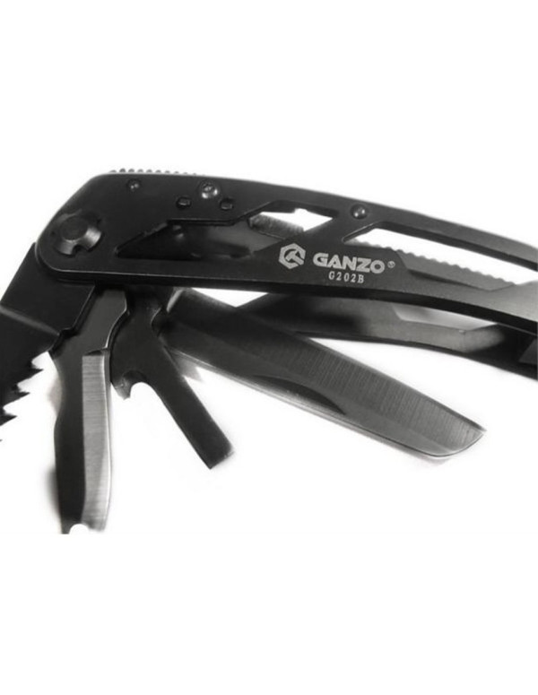 Мультитул Ganzo G202B з чохлом Molle та бітами, 24 функції