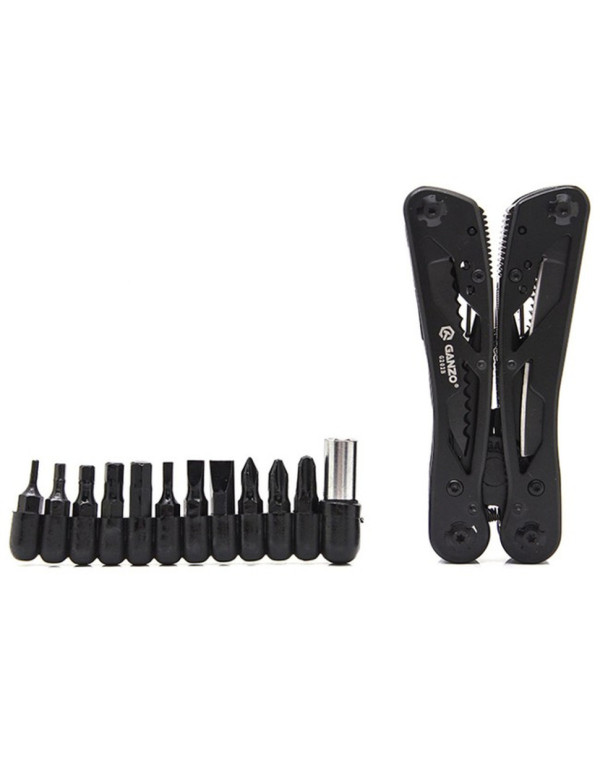 Мультитул Ganzo G202B з чохлом Molle та бітами, 24 функції