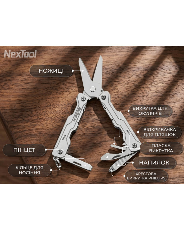 Мультитул NexTool Micro Sailor Scissors S0