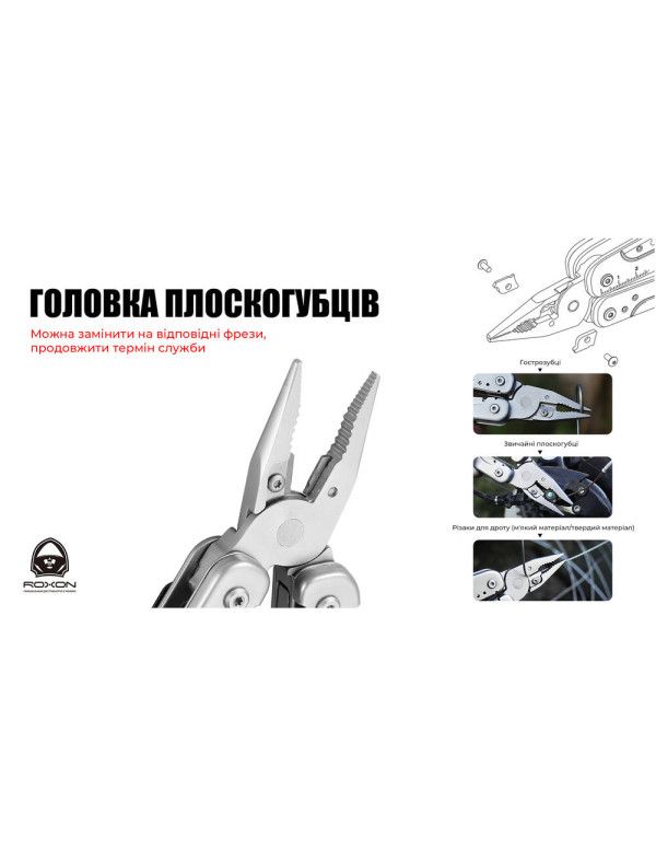 Мультитул Roxon Flash S803E (20 в 1)
