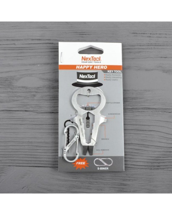 Міні-Мультитул NexTool BOTTLE OPENER Happy Hero KT5007B