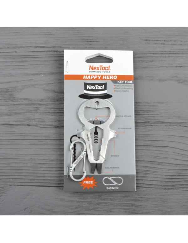 Міні-Мультитул NexTool BOTTLE OPENER Happy Hero KT5007B