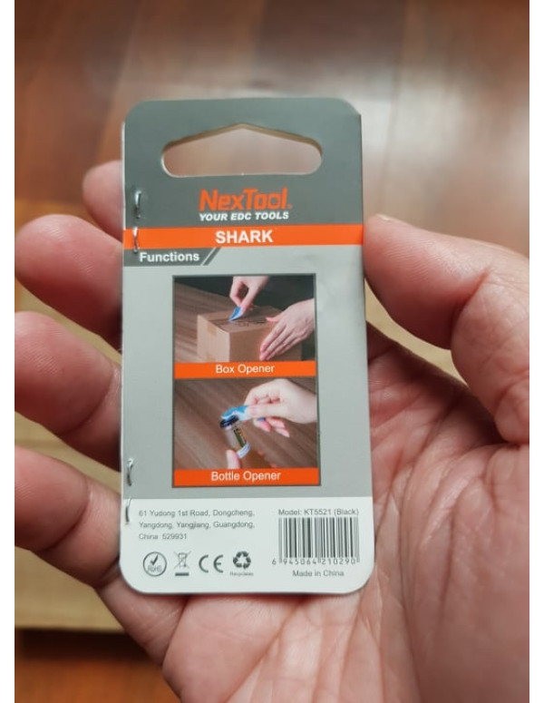 Міні-Мультитул NexTool EDC box cutter Shark KT5521Black