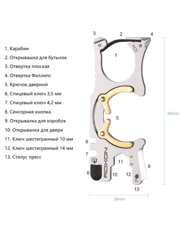Мультитул Roxon Spirit S705