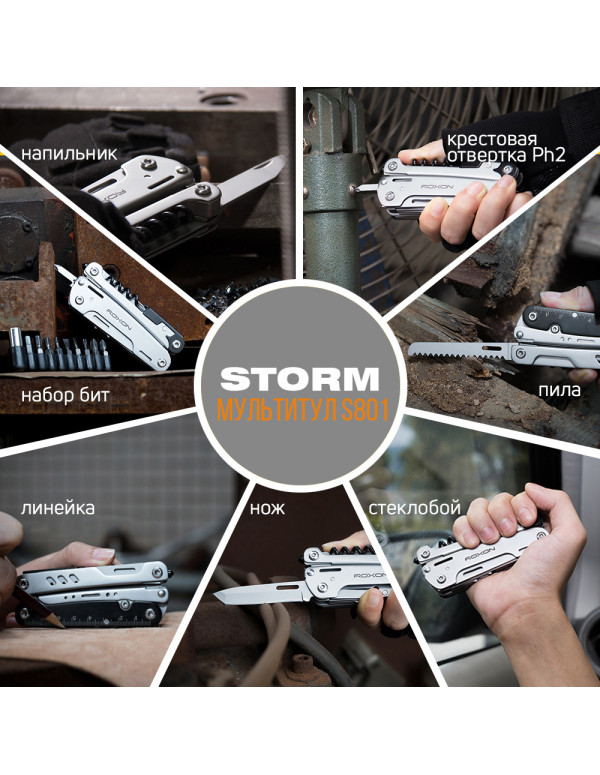 Мультитул Roxon Storm S801