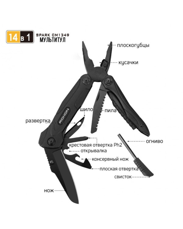 Мультитул Roxon SPARK CM1349