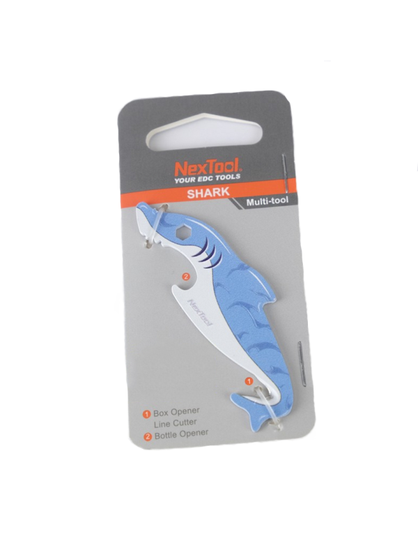 Міні-Мультитул NexTool EDC box cutter Shark KT5521Blue