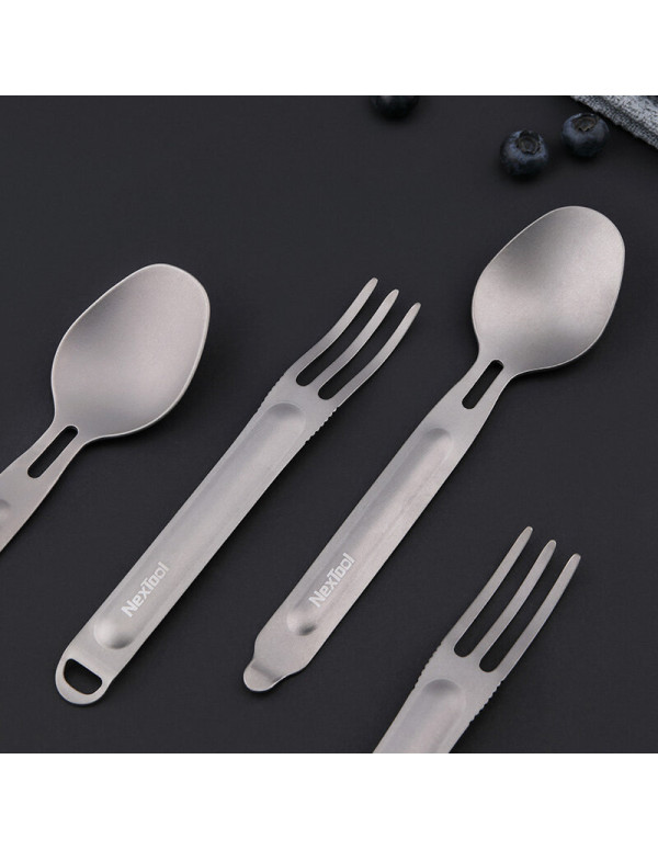 Столовий прибор NexTool Outdoor Spoon Fork KT5525