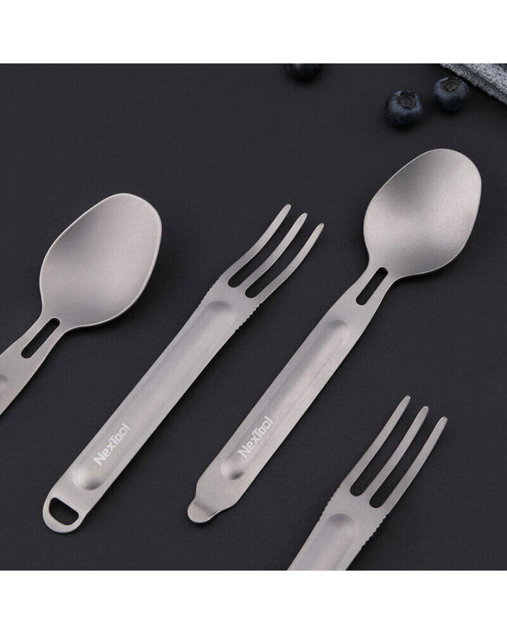 Столовий прилад NexTool Outdoor Spoon Fork NE0124
