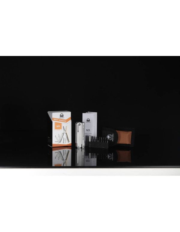 Міні мультитул Roxon M3 зі змінними бітами, сірий