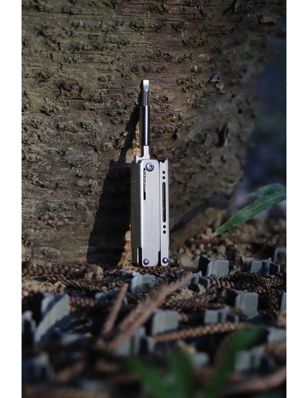 Міні мультитул Roxon M3 зі змінними бітами, сірий