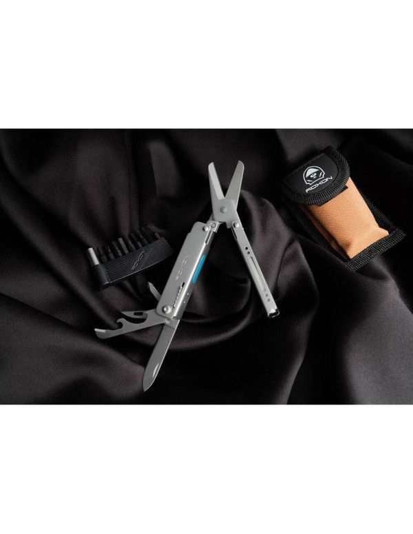 Міні мультитул Roxon M3 зі змінними бітами, сірий