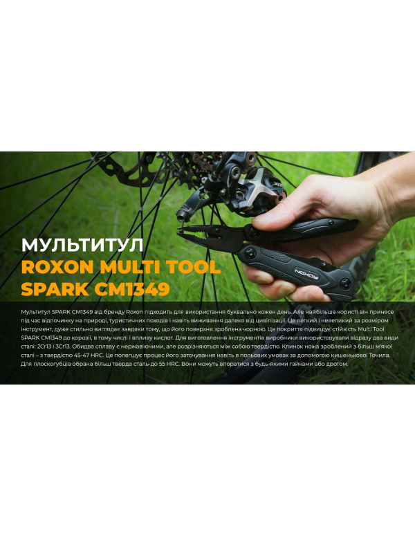 Мультитул Roxon SPARK CM1349