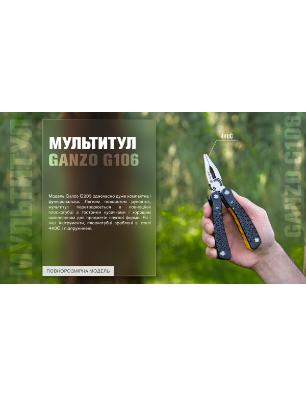Мультитул Multi Tool Ganzo G106