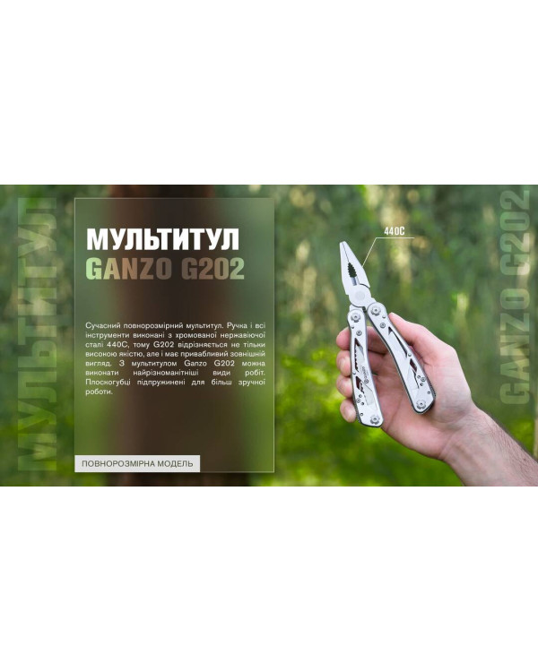 Мультитул Multi Tool Ganzo G202
