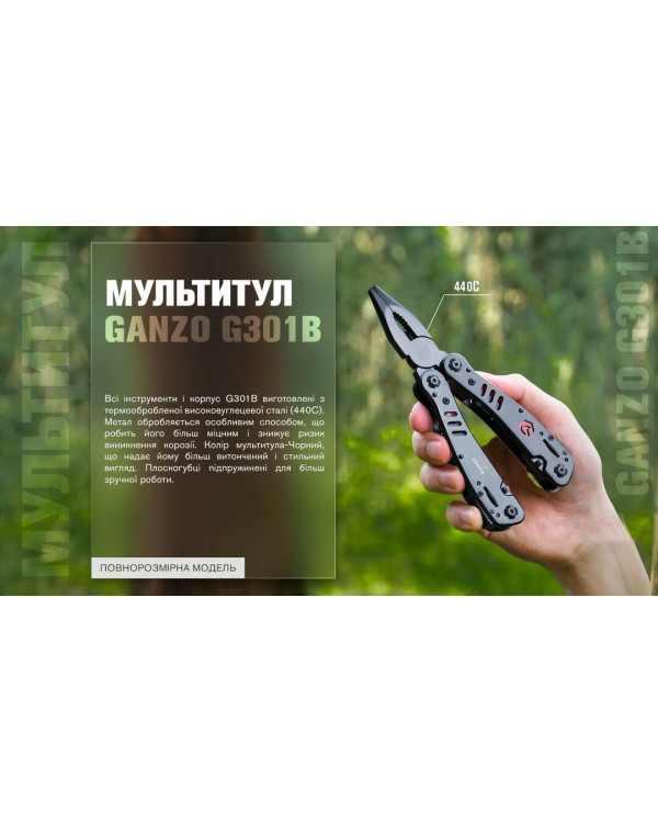 Мультитул Multi Tool Ganzo G301-В