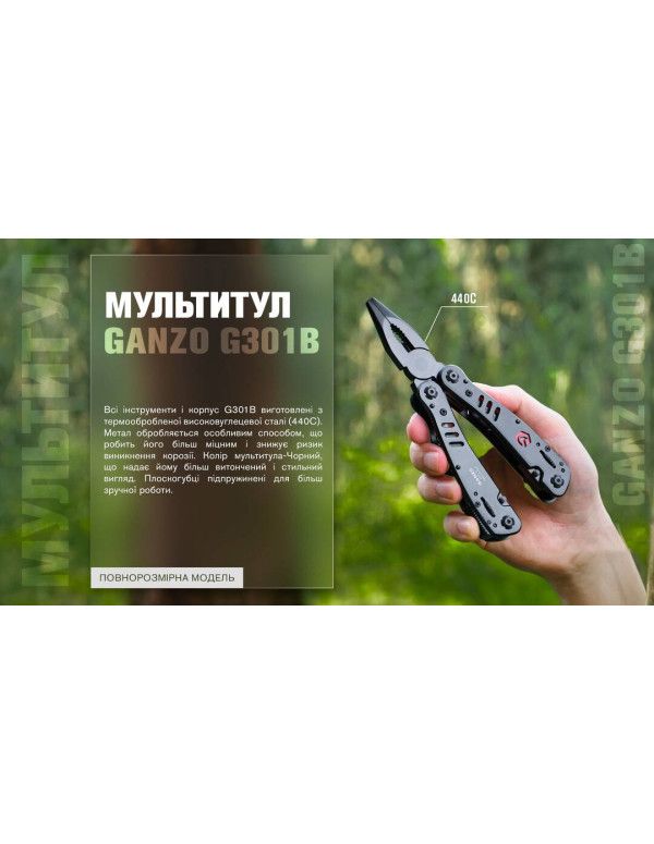 Мультитул Multi Tool Ganzo G301-В