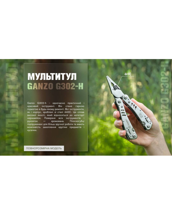 Мультитул Multi Tool Ganzo G302-H
