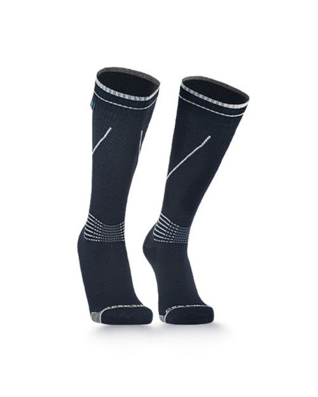 Водонепроникні шкарпетки Dexshell Longlite Socks 2.0, сірі полоски, розмір S (36-38)