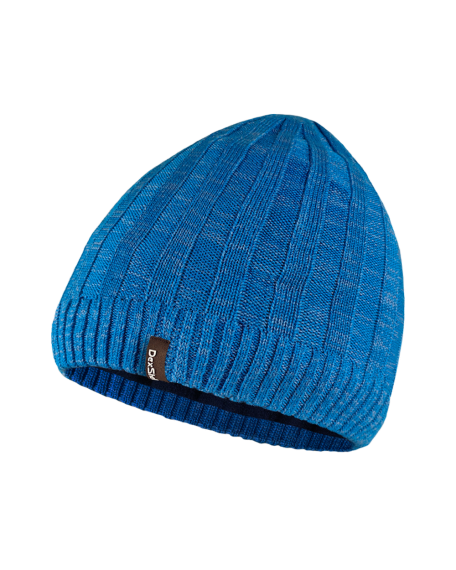 Водонепроникна шапка Dexshell Heathered Rib Knit Beanie, onesize (56-58 см), блакитний