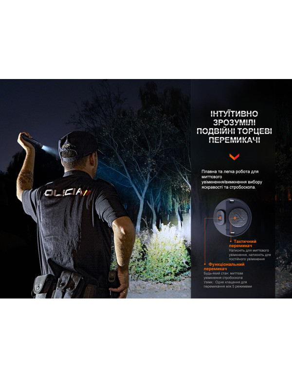 Ліхтар тактичний Fenix PD36R Pro RED