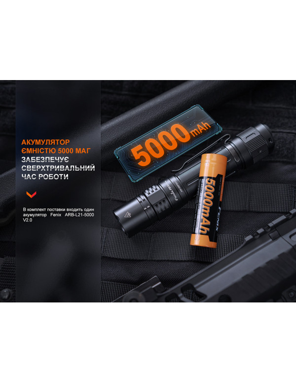 Ліхтар тактичний Fenix PD36R Pro RED