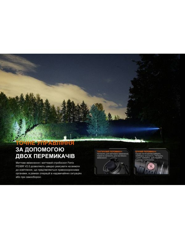 Ліхтар ручний Fenix PD36R V2.0